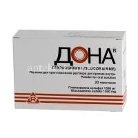 Дона саше(пор. д/приг. р-ра д/приема внутрь) 1500мг №20 (Rottapharm/Ирландия)