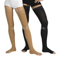 Чулки компрес. 2-кл. (23-32мм) б/мыска (рост 158-170) разм. №4 (черный) (арт. 0403 LUX) (Tonus Elast/Латвия)