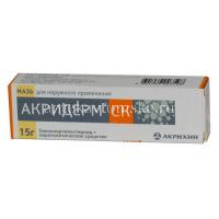 Акридерм СК туба(мазь д/наружн. прим.) 0,05%+3% 15г №1 (Акрихин/Россия)