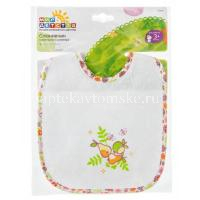 Слюнявчик МИР ДЕТСТВА 15043 маленького размера непромокаемый №3 (SHANGAI ZHUOYU INTERNATIONAL TRADE/Китай)