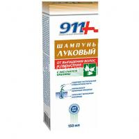 911 Шампунь ЛУКОВЫЙ п/выпадения с Крапивой 150мл (Твинс Тэк/Россия)