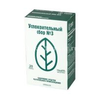Сбор успокоительный (седативный) №3 сбор-лек./пак.-фильтр 2г №20 (Фитофарм/Россия)