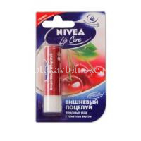 NIVEA LipCare бальзам д/губ "Фруктовое сияние" Вишня 4,8г (Beiersdorf AG/Германия)