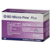 Игла Micro-Fine + 31G 0,25х5мм №100 (Becton Dickinson/Ирландия)