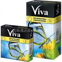 Презерватив VIVA №12 Ультратонкие (Richter Rubber Technology/Малайзия)