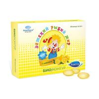 Рыбный жир "Биоконтур" детский (лимон) капс. жев. 400мг №100 (Полярис/Россия)