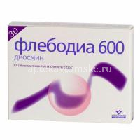 Флебодиа 600 таб. п/об. 600мг №30 (Innothera Chouzy/Франция)