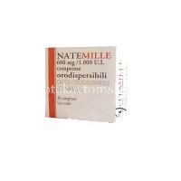 Натекаль 1000 таб. дисперг. в полости рта 600мг + 1000МЕ №30 (Italfarmaco/Италия)