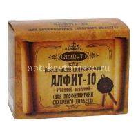 Алфит №10 д/леч. и профилактики сах. диабета брикет 2г №60 (120г) (Гален/Россия)