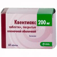 Квентиакс таб. п/пл. об. 200мг №60 (КРКА-РУС/Россия)