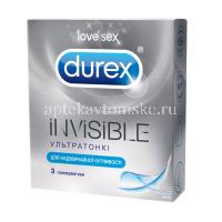 Презерватив Дюрекс (DUREX) Invisible №3 (Reckitt Benckiser Healthcare/Великобритания)