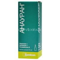 Анауран фл.-кап.(капли ушн.) 25мл (Zambon/Италия)