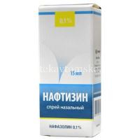 Нафтизин фл.(спрей назальн.) 0,1% 15мл (Лекко/Россия)