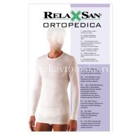 Термобелье RELAXAN футболка д/мужчин длинный рукав (вставки в обл. поясницы) разм. 6 (арт. 1400) (Calze/Италия)