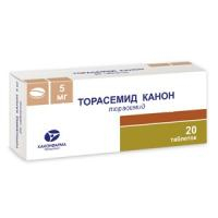 Торасемид Канон таб. 5мг №20 (Канонфарма Продакшн/Россия)