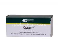 Седалит таб. п/пл. об. 300мг №50 (Фармстандарт-Лексредства/Россия)