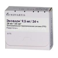 Экселон пак.(трансдермальная терапевтическая система) 9,5мг/24ч №30 (LTC Lohmann Ther.-Syst./Германия/Novartis Pharma)