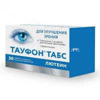 Тауфон Табс Лютеин таб. п/пл.об. №30 (бан.) (Фармстандарт-УфаВИТА/Россия)