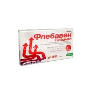Флебавен таб. п.пл./об. 500мг №64 (КРКА-РУС/Россия)