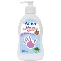 Мыло AURA антибакт. эффект алоэ жид. 300мл (Коттон клаб/Россия)