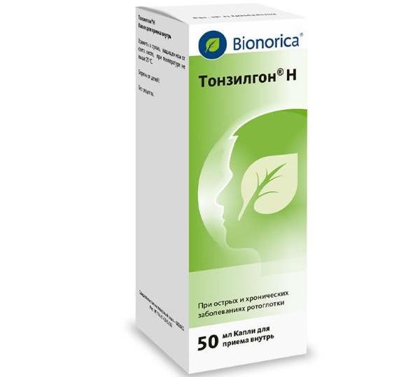 Новинка - Тонзилгон®Н капли для приема внутрь 50 мл Новинка - Тонзилгон®Н капли для приема внутрь 50 мл