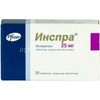 Инспра таб. п/пл. об. 25мг №30 (Pfizer Pharmaceuticals LLC/Пуэрто-Рико)