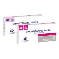 Бикалутамид Канон таб. п/пл. об. 150мг №30 (10х3) (Канонфарма Продакшн/Россия)