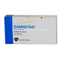 Ламиктал таб. 25мг №30 (GlaxoSmithKline Pharmaceuticals/Польша)