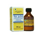 Рыбий жир очищенный для внутреннего применения фл.(масло орал.) 50мл (Тульская ФФ/Россия)