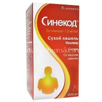 Синекод фл.(р-р д/приема внутрь) 1,5мг/мл 200мл №1 (GSK Consumer Healthcare S.A/Швейцария)