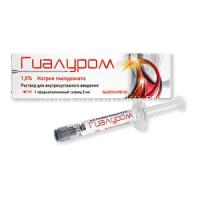Гиалуром шприц (р-р д/в/суставн. введ.) 1,5% 2мл №1 (Rompharm Company/Румыния)