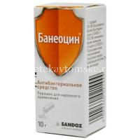 Банеоцин бан.(пор. д/наружн. прим.) 250МЕ/г + 5000МЕ/г 10г с дозатором (Pharmazeutische Fabrik Montavit Gesellschaft m.b.H./Австрия)