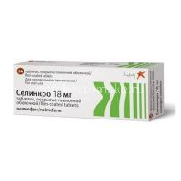 Селинкро таб. п/пл. об. 18мг №14 (H.Lundbeck/Дания)