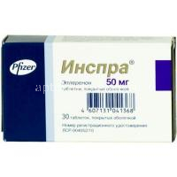Инспра таб. п/пл. об. 50мг №30 (Pfizer Pharmaceuticals LLC/Пуэрто-Рико)