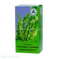 Ламинарии слоевища - морская капуста пак. 100г (Красногорсклексредства/Россия)