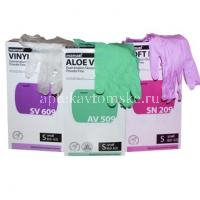 Перчатки смотровые н/стер. разм. L (винил. MANUAL SV609) №100 (50 пар) (Heliomed Handeisges/Австрия)