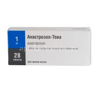 Анастрозол-Тева таб. п/пл. об. 1мг №28 (Teva Pharmaceutical/Израиль)