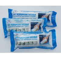 Бинт гипс. клеевой 10смх3м (марлевая основа) (Медитек М/Россия)