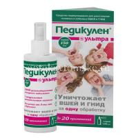 Шампунь ПЕДИКУЛЕН УЛЬТРА от вшей и гнид 200мл (Дина+/Россия)