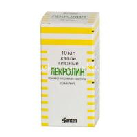 Лекролин фл.-кап.(капли глазн.) 20мг/мл 10мл (NextPharma/Финляндия/Manufacturing Pekijin Farmaka/Нидерланды/Santen/Финляндия)