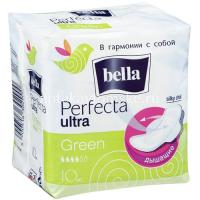 Прокладки гигиенические Белла (BELLA) PERFECTA Green Ultra №10 (TZMO S.A./Польша)