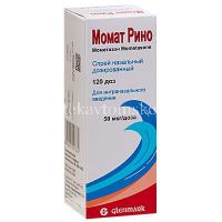 Момат Рино фл.(спрей назальн.) 50мкг/доз 120доз (Glenmark Pharmaceuticals Ltd/Индия)