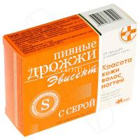 Дрожжи пивные Эвисент таб. 500мг №60 с серой (Дрожжевые технологии/Россия)