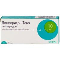 Домперидон-Тева таб. п/пл. об. 10мг №30 (Teva Pharmaceutical Works Private/Венгрия)