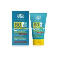 Либридерм Бронзиада (Librederm Bronzeada) крем солнцезащитный с Омега 3-6-9 и термальной водой SPF-50 150мл (TARGET/Италия)