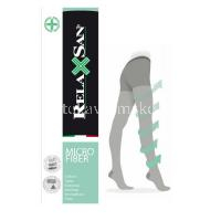 Колготы COLLANT Relaxsan с микрофиброй 140den разм. 5 (черн.) (Calze/Италия)