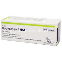 Протафан HM фл.(сусп. д/подкожн. введ.) 100МЕ/мл 10мл №1 (Novo Nordisk/Дания)