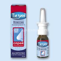 Тизин классик фл.(спрей наз. дозир.) 0,1% 10мл №1 (Famar Orlean/Франция)