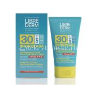 Либридерм Бронзиада (Librederm Bronzeada) крем солнцезащитный с Омега 3-6-9 и термальной водой SPF-30 150мл (TARGET/Италия)