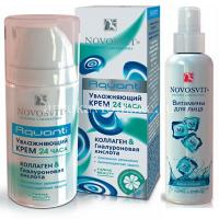 Крем NOVOSVIT увлажняющий "24часа" коллаген и гиалуроновая кислота 50мл (Народные промыслы/Россия)